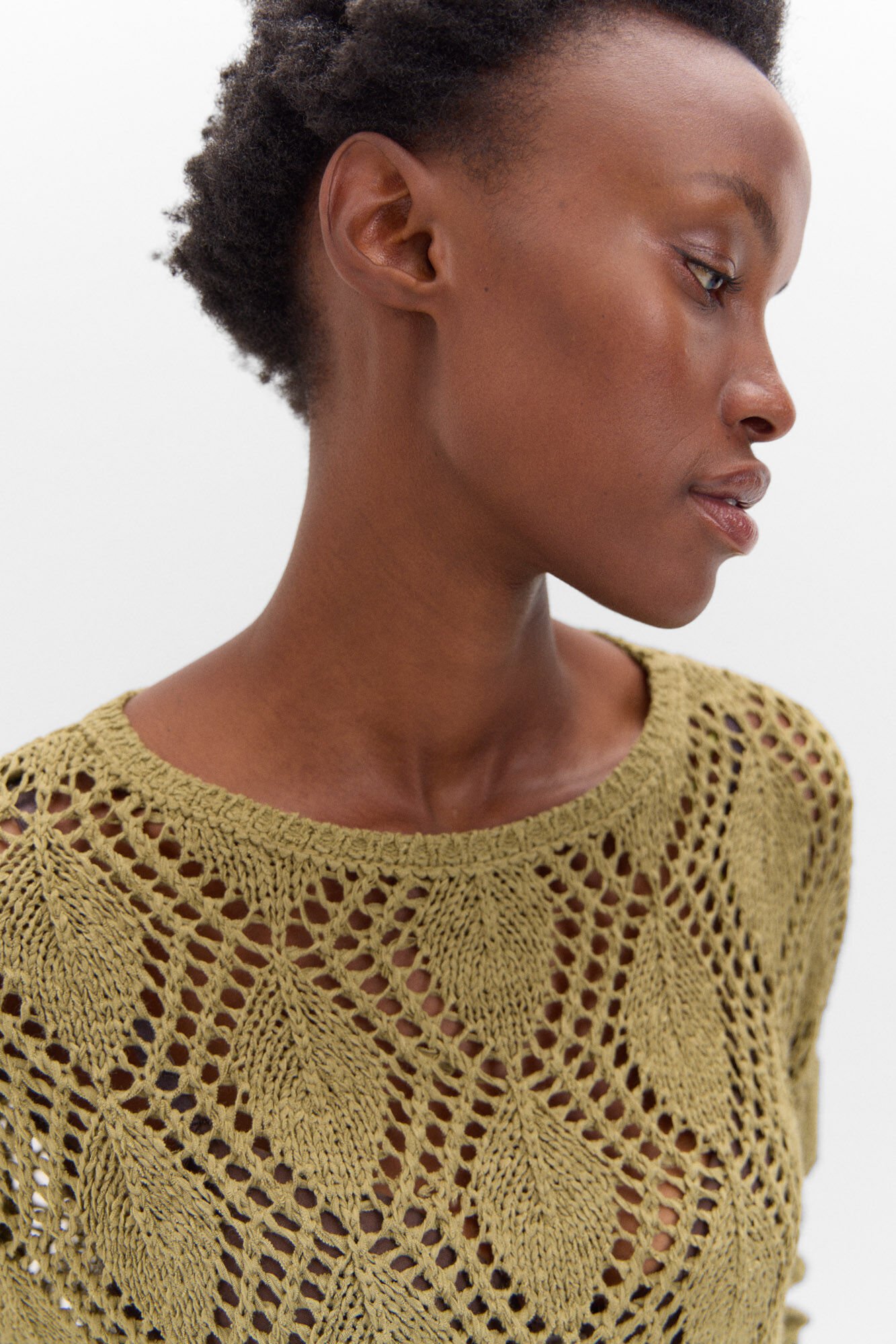 Open knit jumper Women s jumpers and cardigans Cortefiel