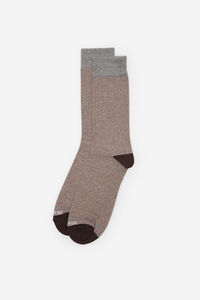 Cortefiel Plain socks Beige