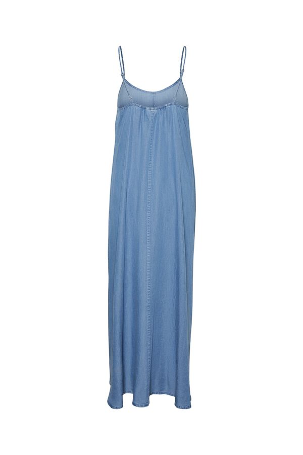 Vero Moda Vestido em tecido tencel fluido Azul