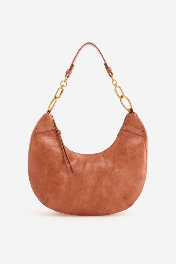 Bolso de hombro media luna