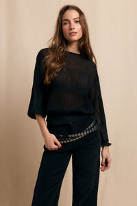 Slowlove Blusa franzida