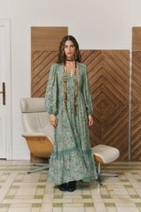 Jaase Vestido maxi Carmen Verde