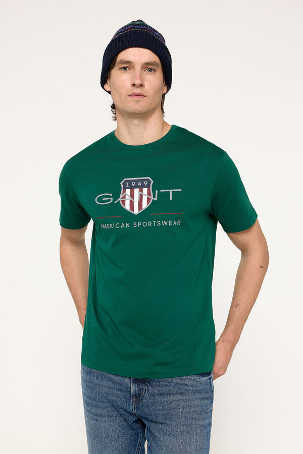 Gant T-shirt 100% algodão Verde