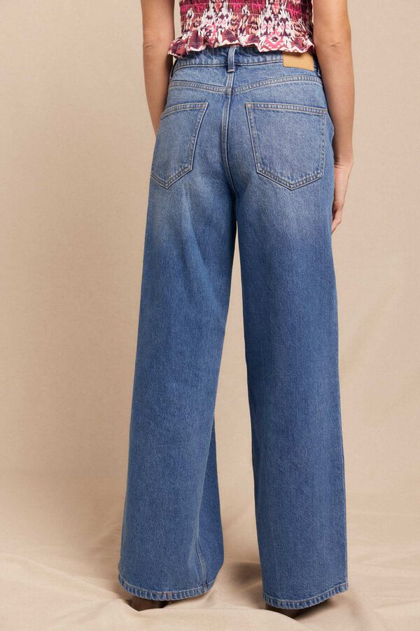 Slowlove Jeans de botões largos Azul