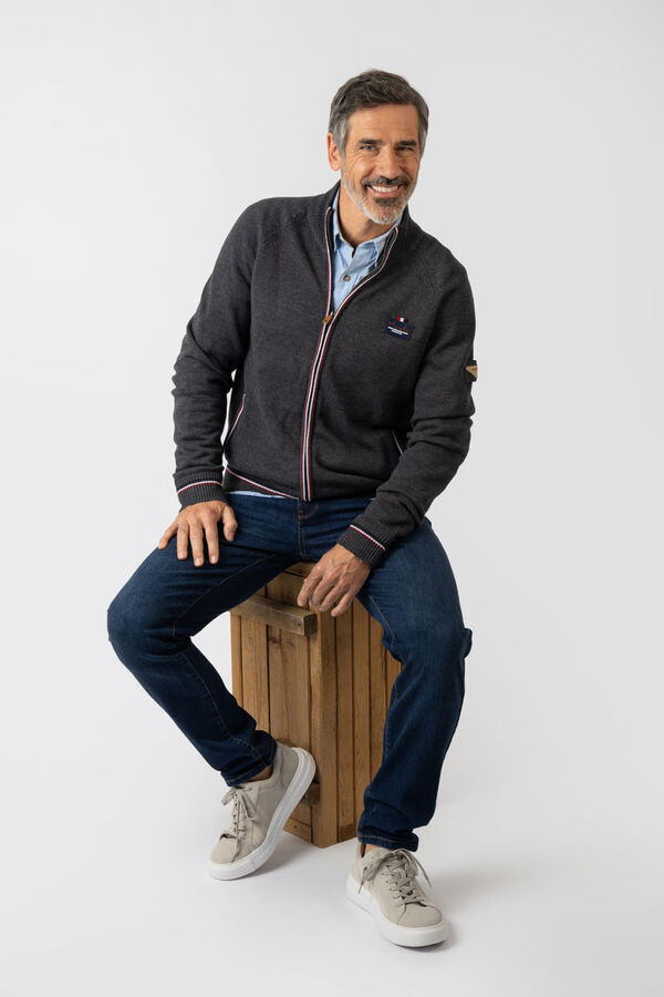 Privata Casaco de malha Cinzento