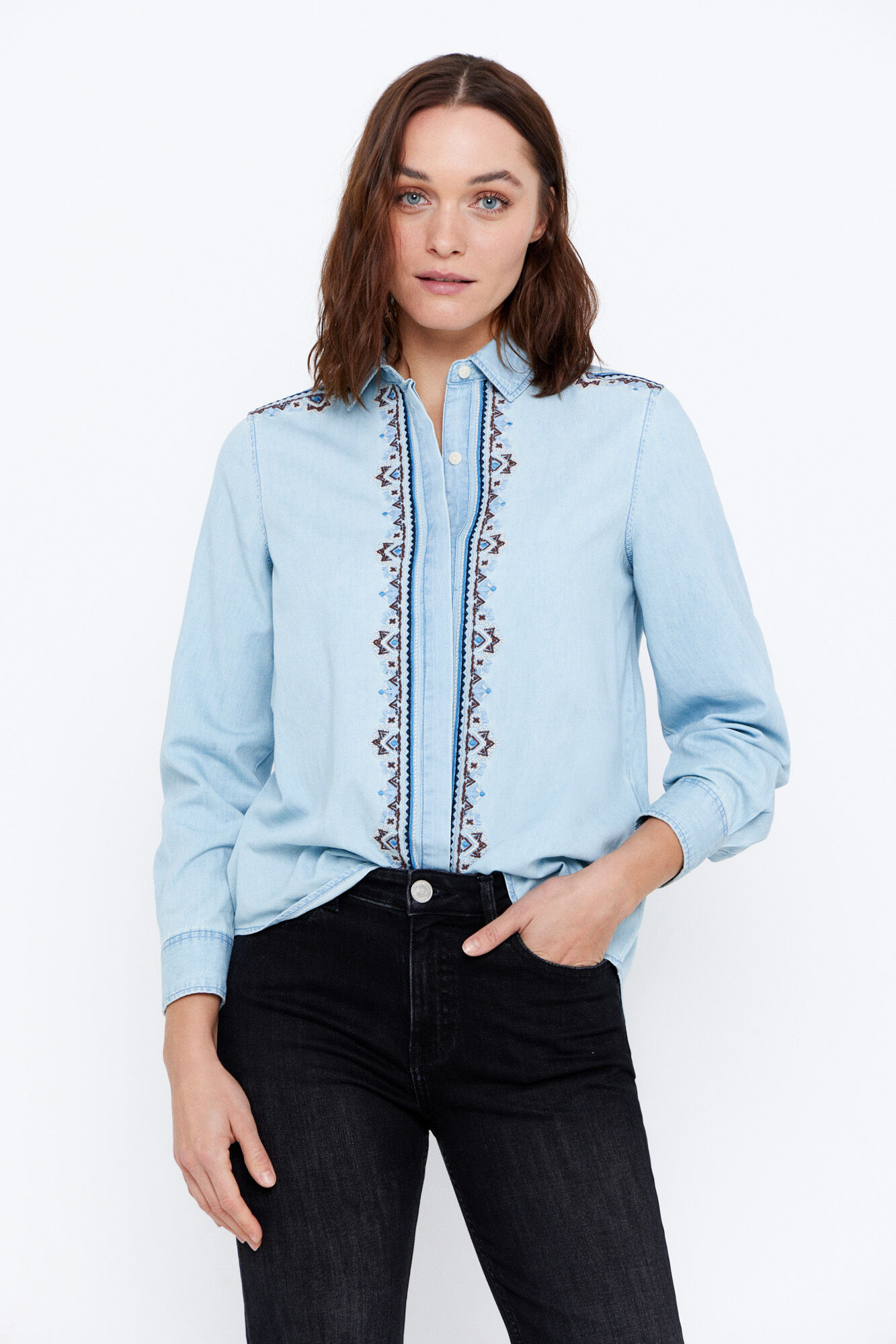 Camisa blanca mujer cortefiel new arrivals