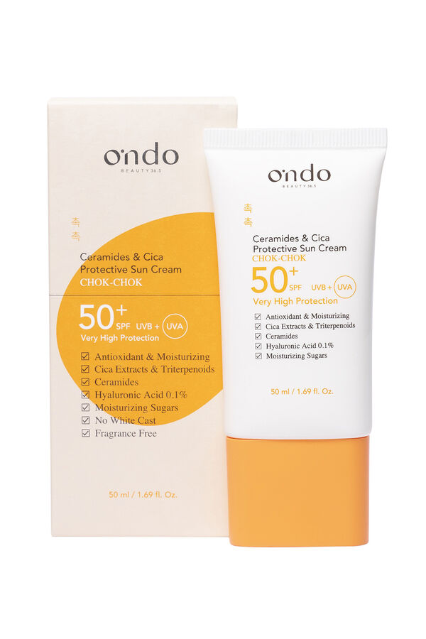 Ondo beauty 36.5 Protective sun cream with ceramides and cica Nude