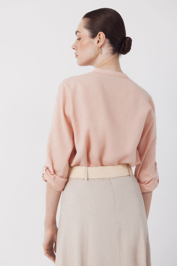 Cortefiel Camisa r&uacute;stica de manga comprida Subiu