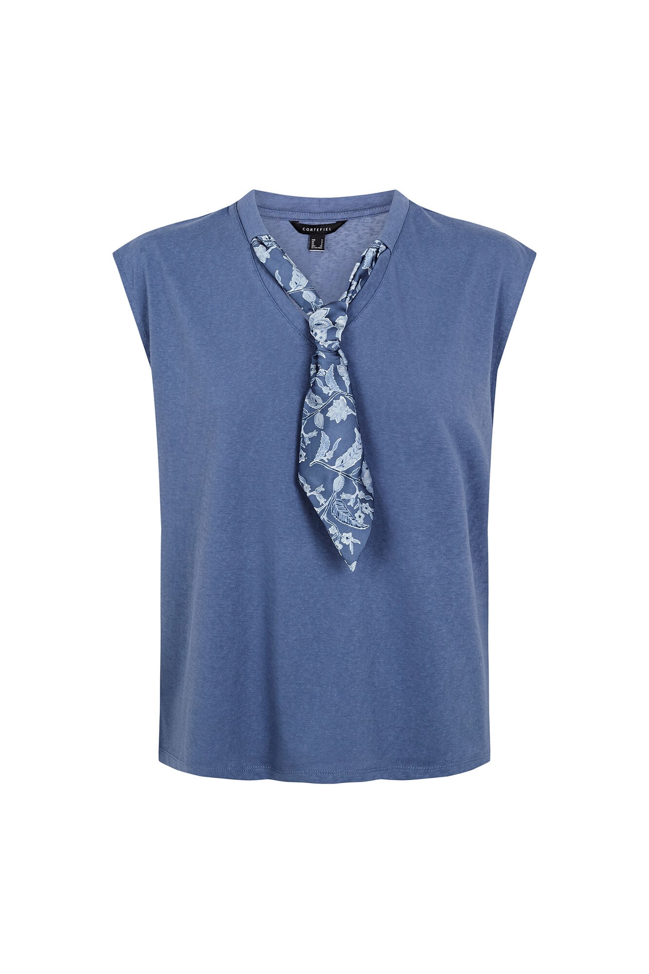 Cortefiel Scarf T-shirt
