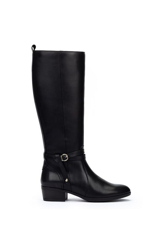 Bota alta piel mujer