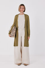 Cortefiel Fine knit jacket Green