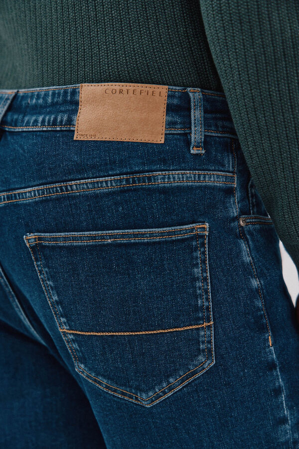 Cortefiel Straight-fit jeans Blue