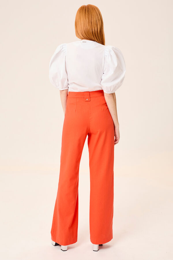 Dolores Promesas Jane Puff Sleeve Blouse White