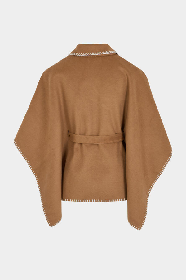 Morgan Capa com cinto Castanho