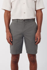 Cortefiel Bermuda chinos regular print Kaki