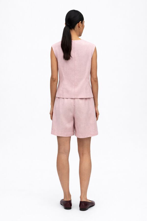 Object Bermuda pinzas lino Lila