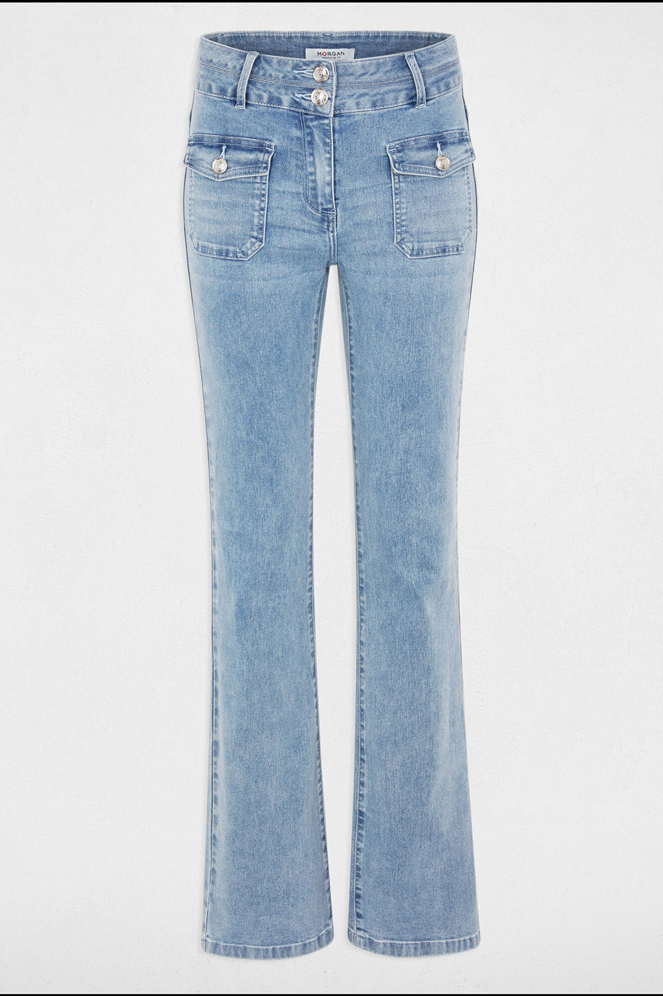 Morgan Jeans boot-cut de cintura alta