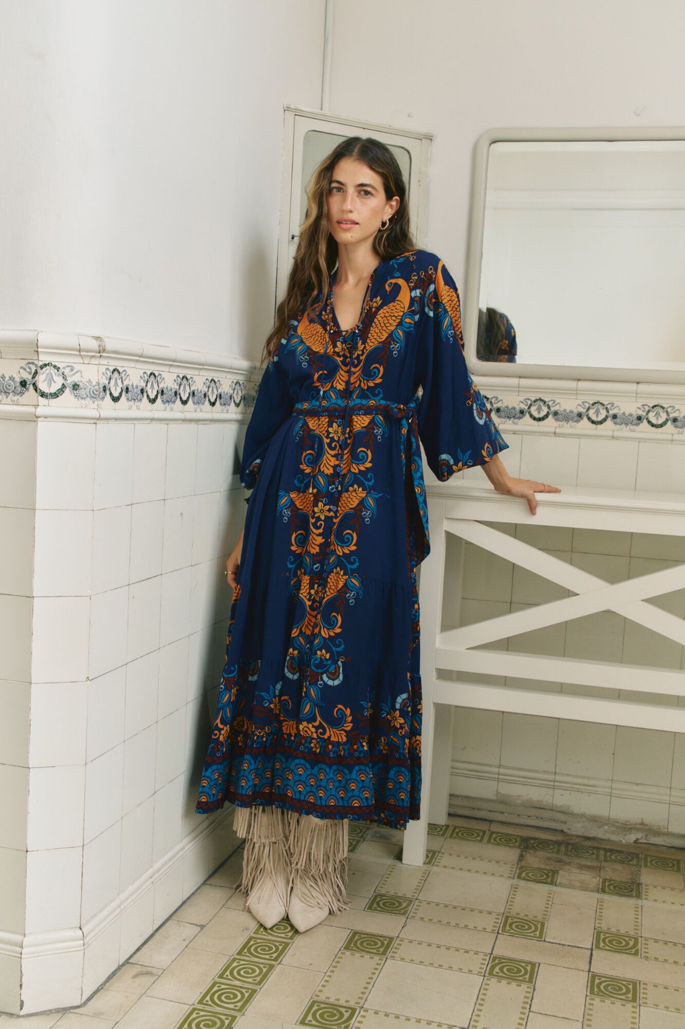 Jaase Vestido maxi fluido