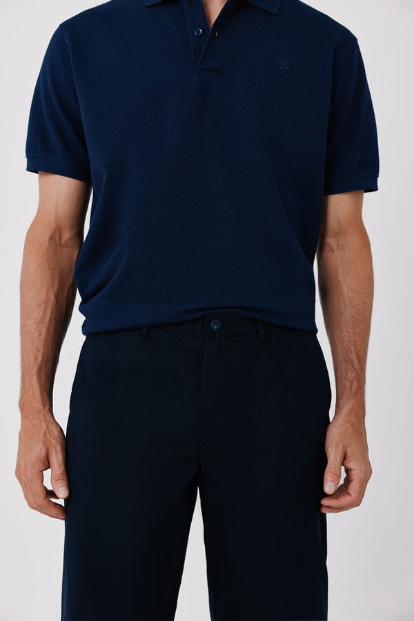Cortefiel Comfort slim chinos Navy