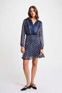 Morgan Vestido esvoa&ccedil;ante com gola em V