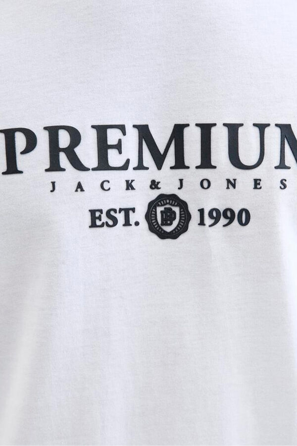 Jack & Jones T-shirt básica com logo Branco