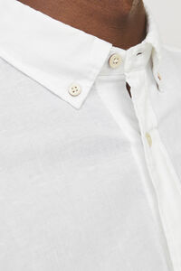 Cortefiel Camisa slim fit Blanco