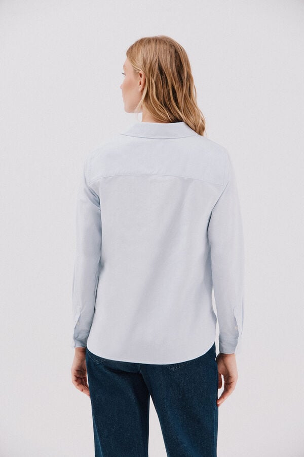 Cortefiel Oxford shirt  Blue