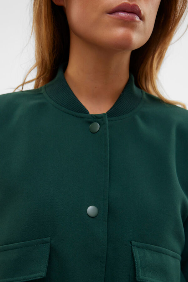 Vero Moda Long sleeve bomber jacket Dark green