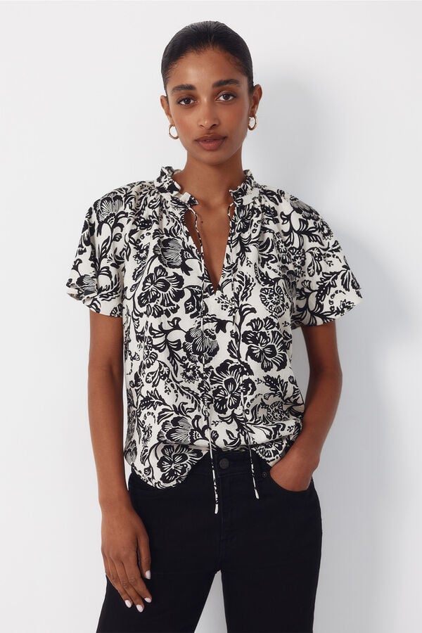 Cortefiel Raglan sleeve blouse Multicolour