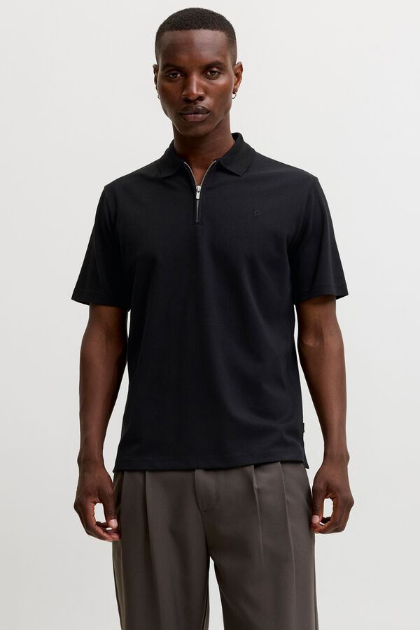 Jack & Jones Polo interlock regular fit Preto