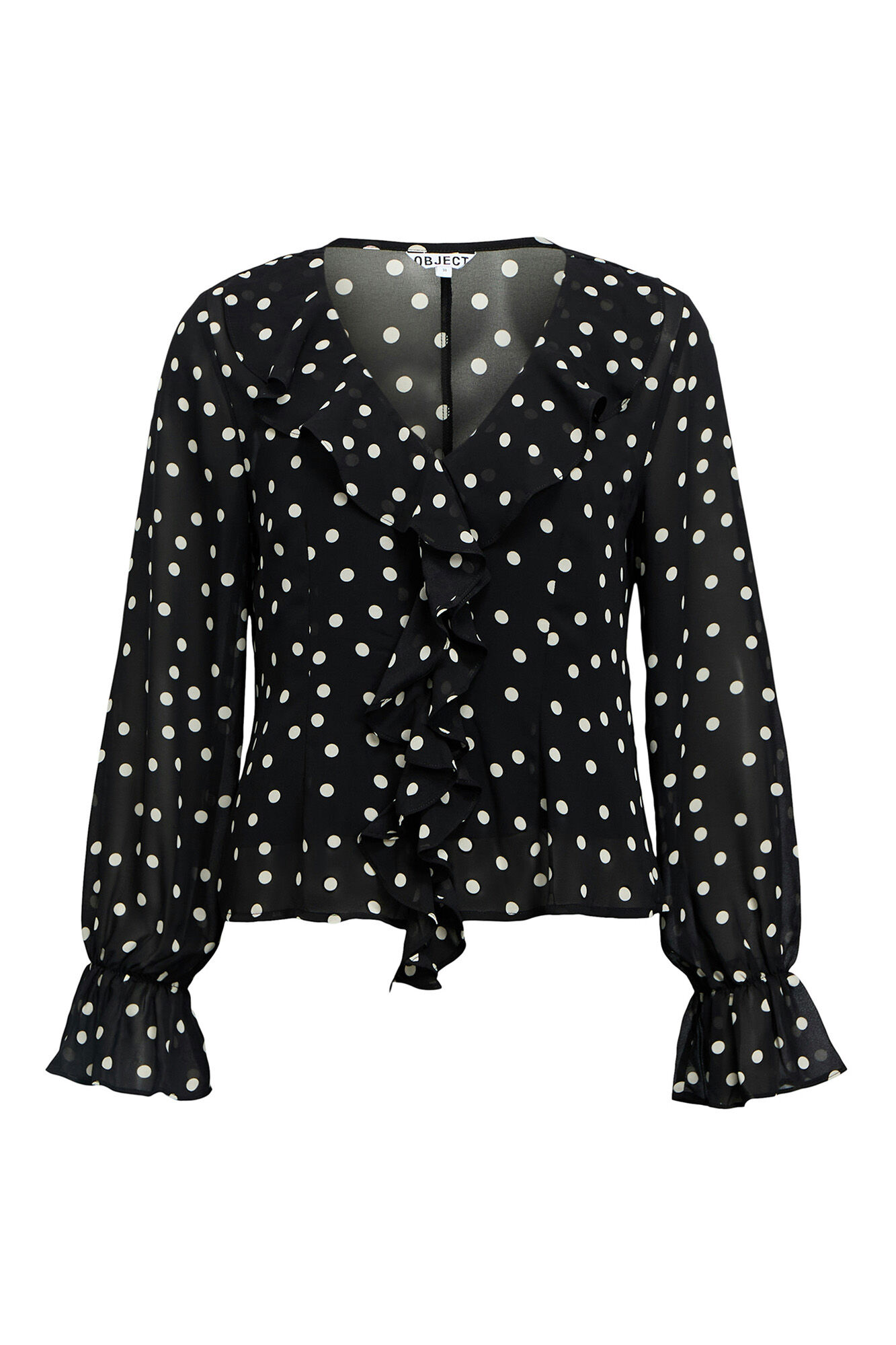 Object Blusa de gaze estampada