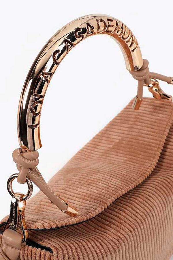 Lola Casademunt Bolsa crossbody icônica Tostado