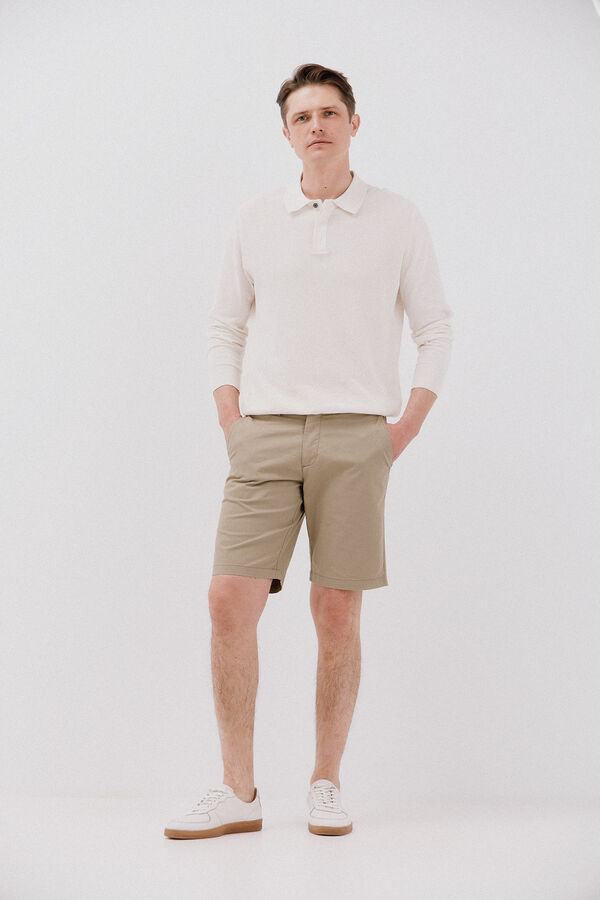 Cortefiel Chino bermuda shorts Kaki