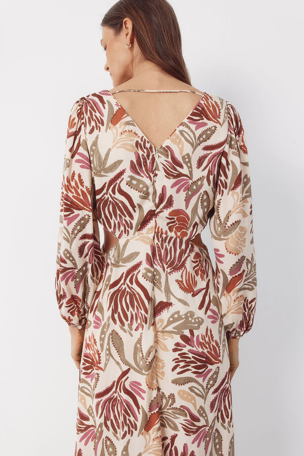 Cortefiel Printed dress Multicolour