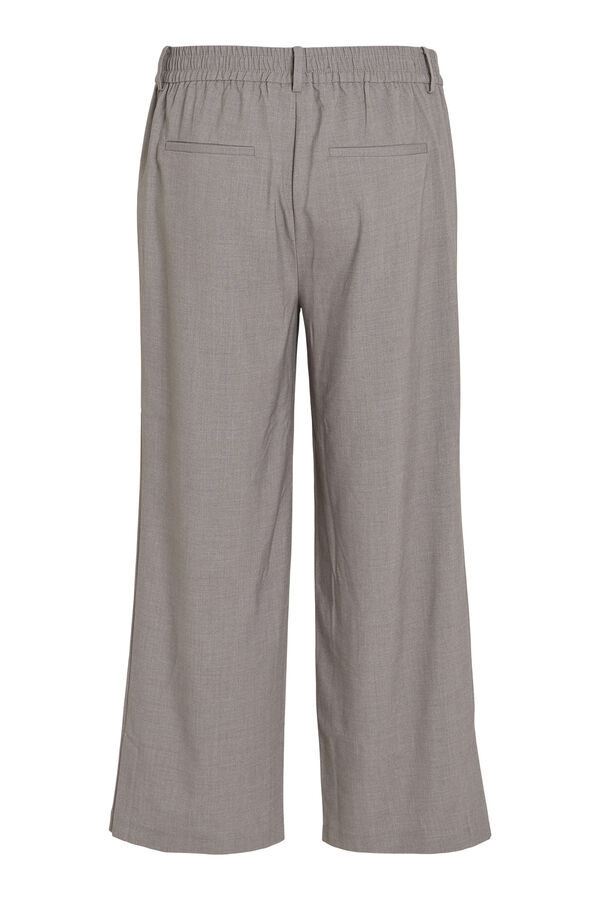 Cortefiel High-rise suit trousers Grey