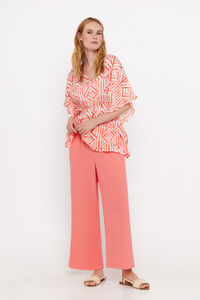 Cortefiel Flowing trousers Coral