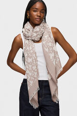 Tous Foulard Kaos en color piedra Gris