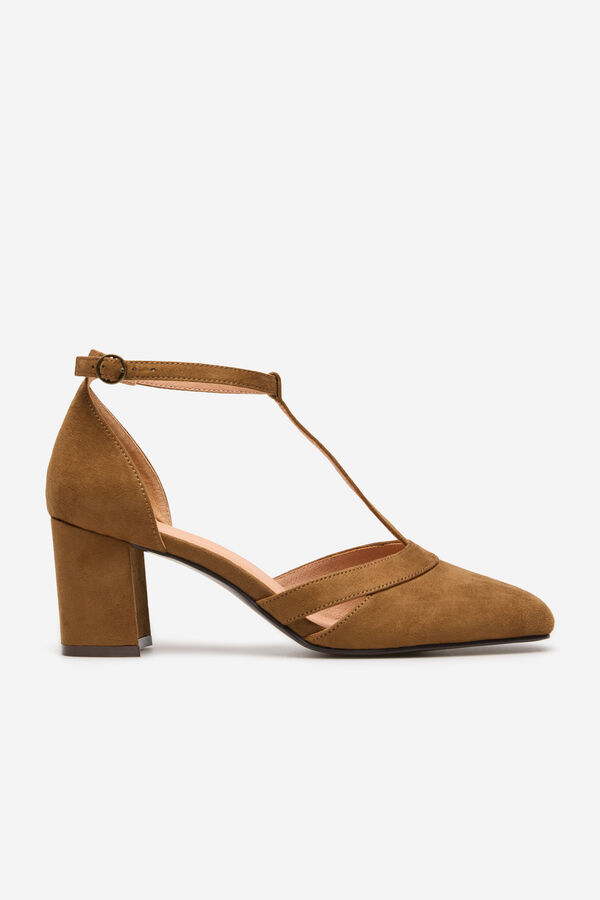 Cortefiel Heeled sandal  Gold