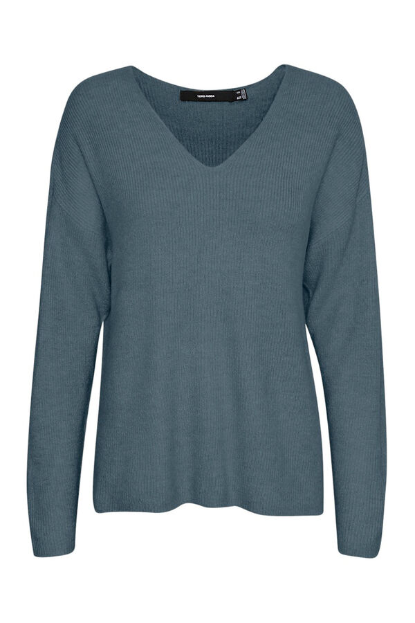 Vero Moda Camisola b&aacute;sica de malha Azul