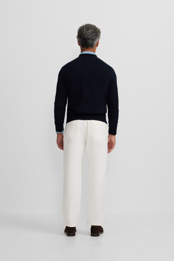 Silbon Casaco de malha clássico Azul