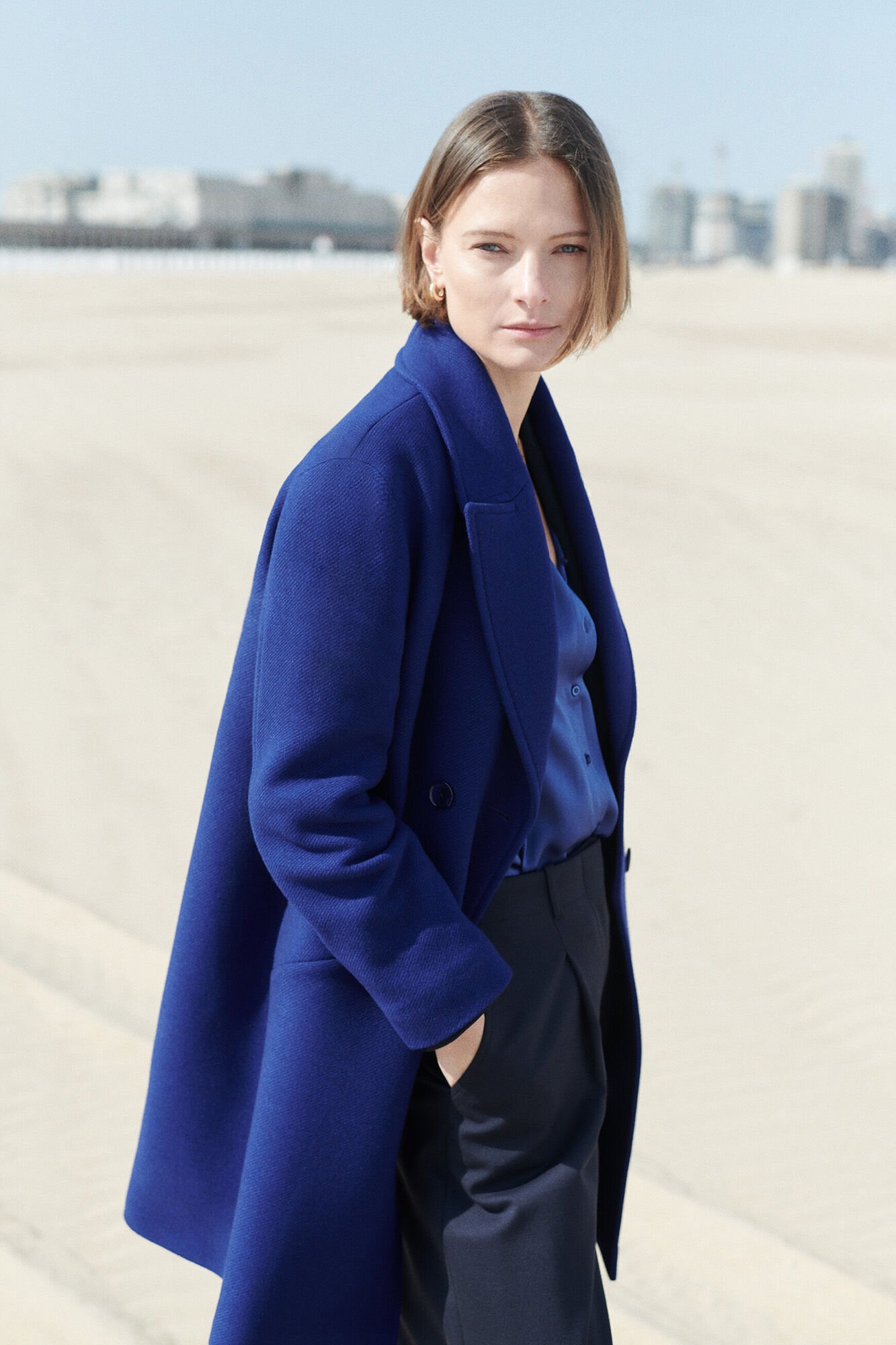 Caroll Camisa 100% seda