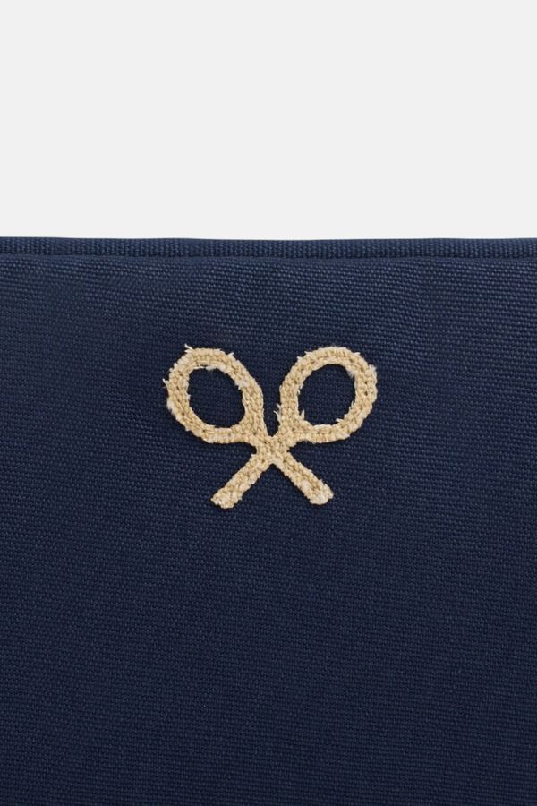 Silbon Classic racket vanity case Navy