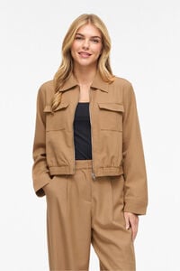 Vila Casaco bomber com fecho-&eacute;clair