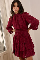 Polín Et Moi Vestido curto Ada Vermelho