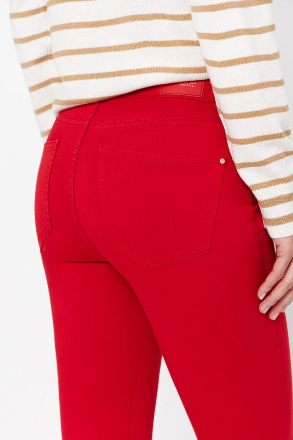 Cortefiel Sensational colour trousers Red
