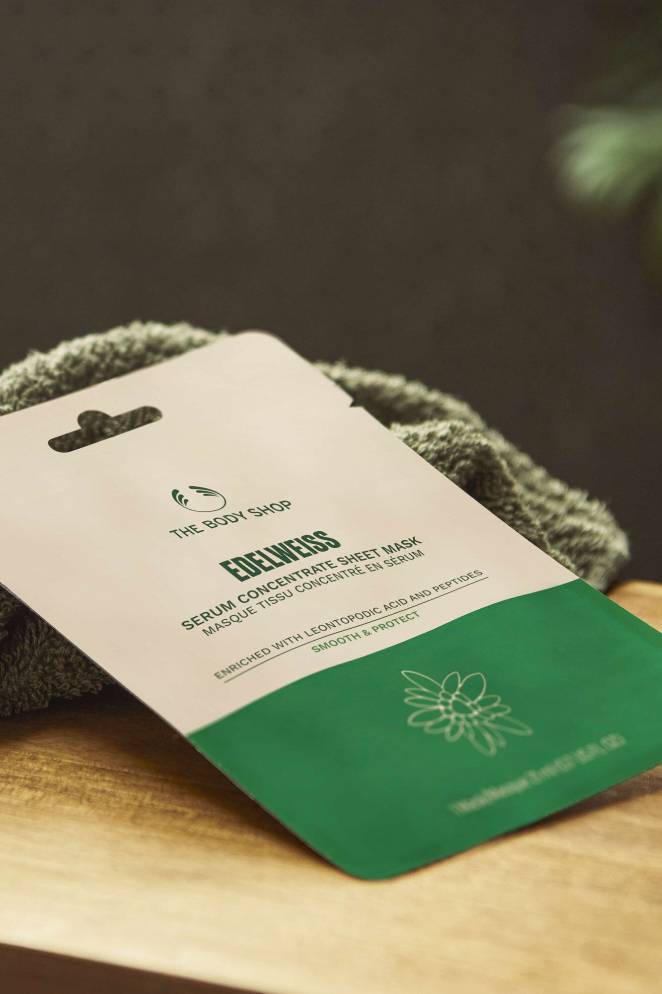 The Body Shop Mascarilla de Tejido Concentrado Edelweiss 21ml