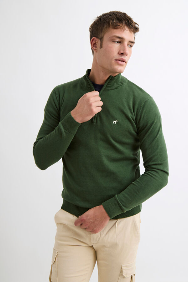 Williot Camisola Meia Fecho-Éclair Verde