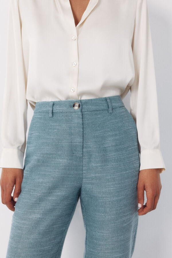 Cortefiel Slim fit trousers Blue