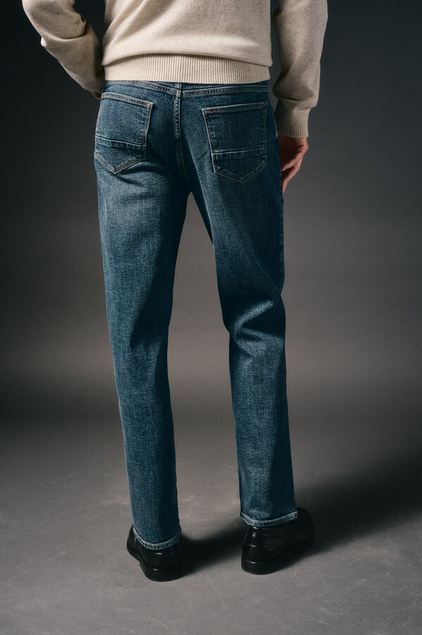 OOTO Pantalón vaquero straight fit Azul