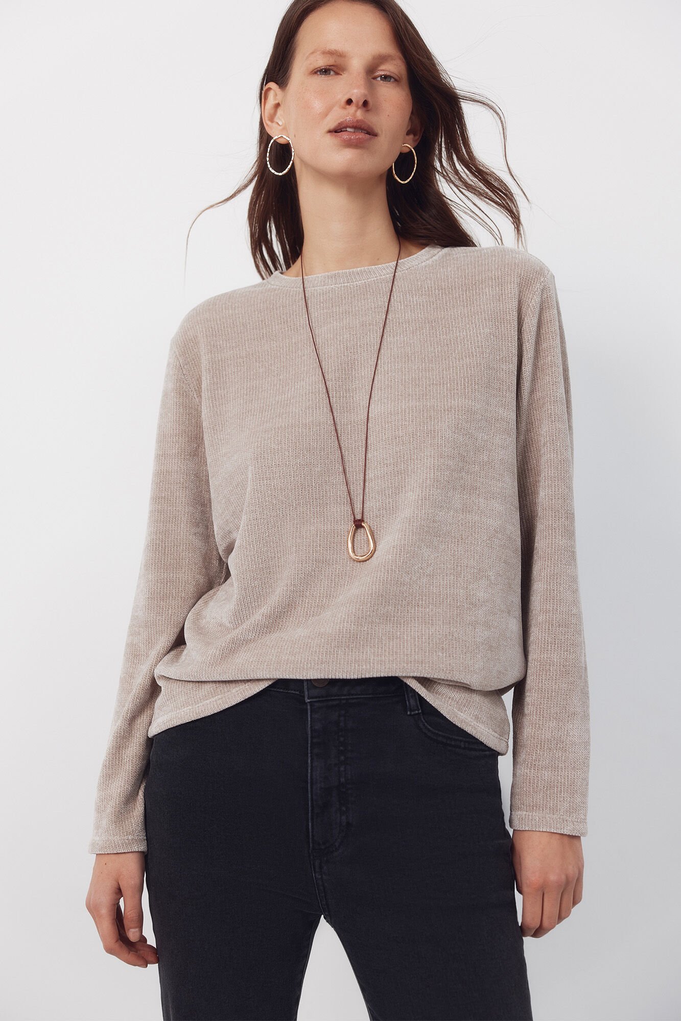 Cortefiel Camiseta chenilla